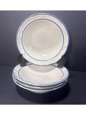 Hearthside Cumberland Brambleberry Stoneware Cereal Salad Bowls Set Of 4 Japan